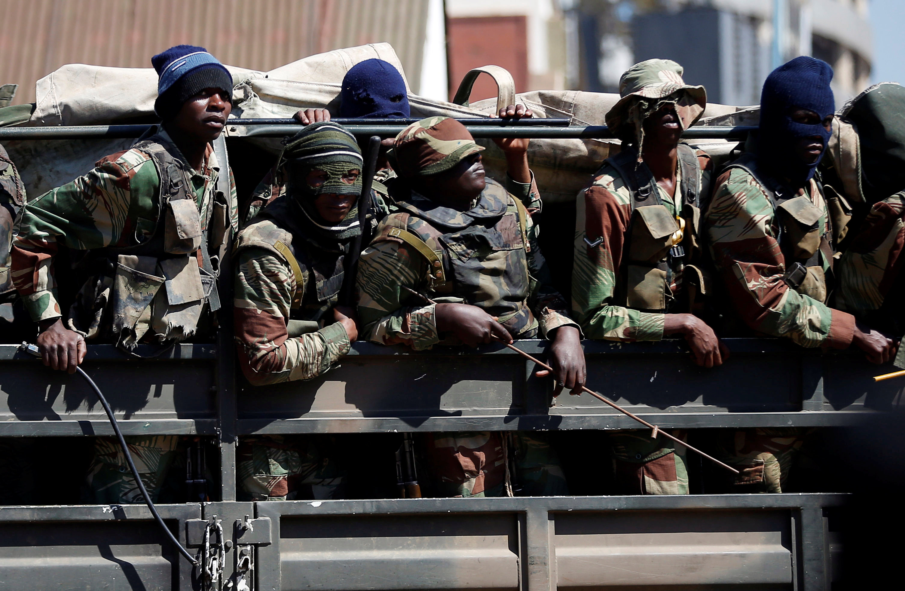 انتشار الجيش الزيمبابوى