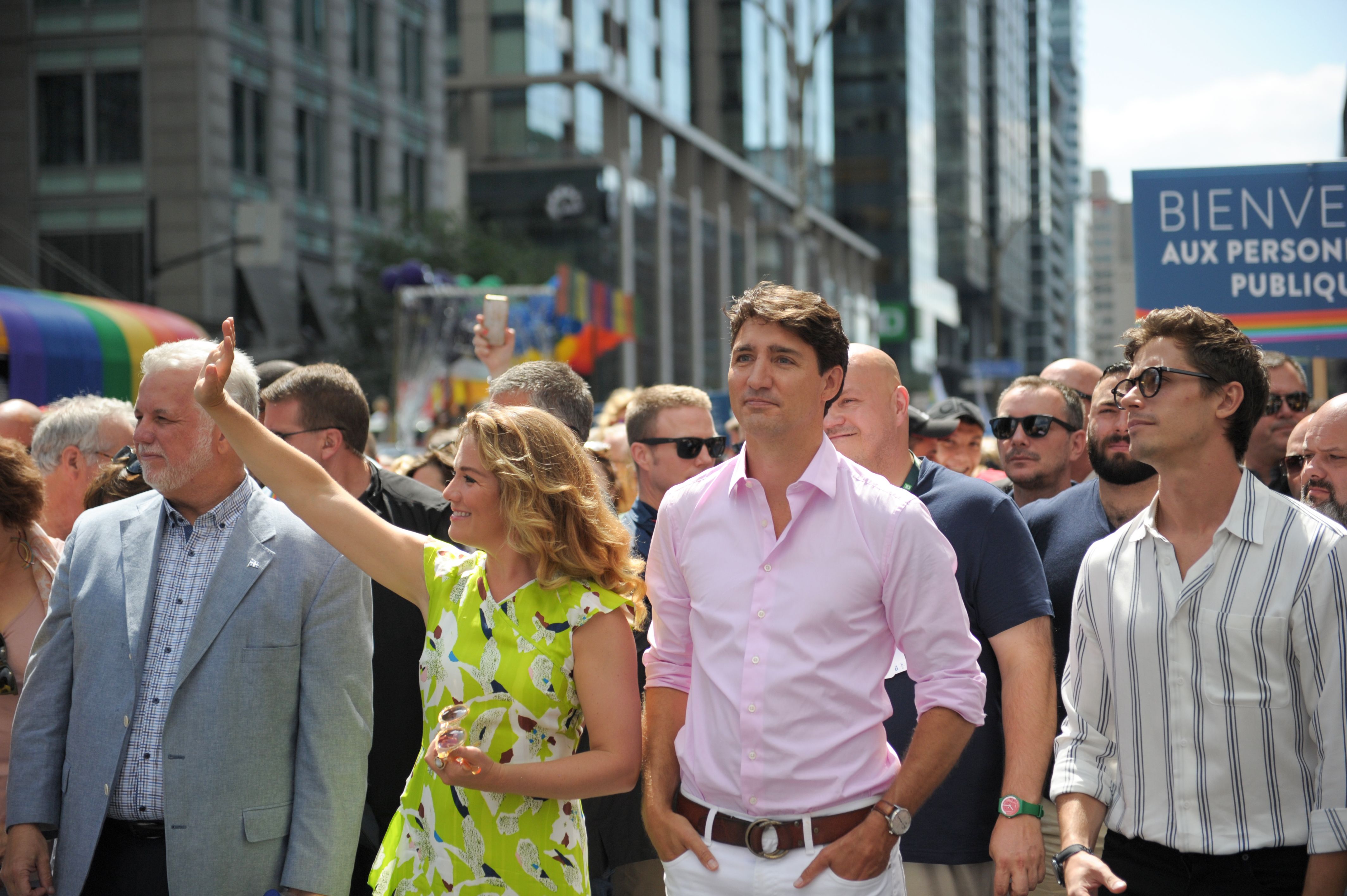 رئيس وزراء كندا   وزوجته