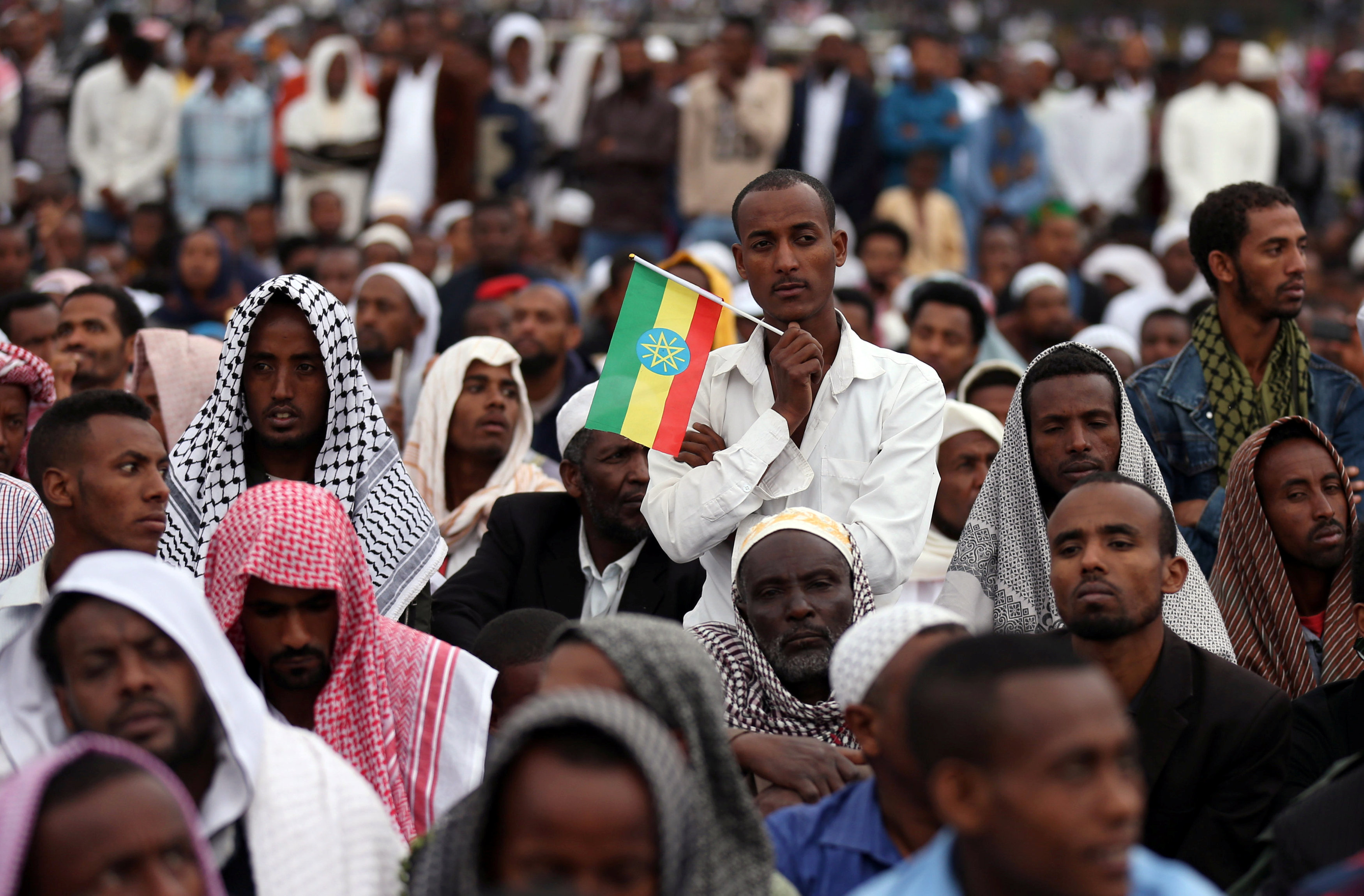 أثيوبيون يحتفلون بعيد الأضحى