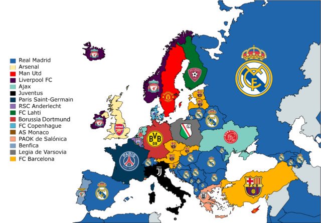 ريال مدريد يتصدر عمليات البحث في أوروبا