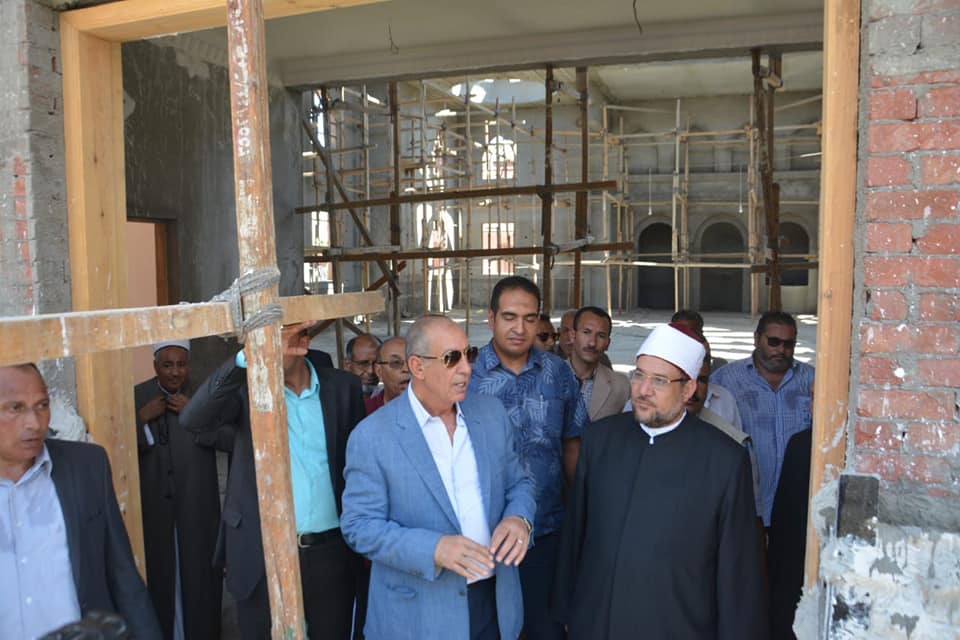 وزير الأوقاف يتفقد مسجد الرحمن الرحيم بالغردقة