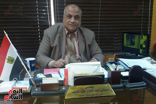 المهندس مصطفى عبد الفتاح، مدير عام منطقة أسيوط بالهيئة العامة للأبنية التعليمية