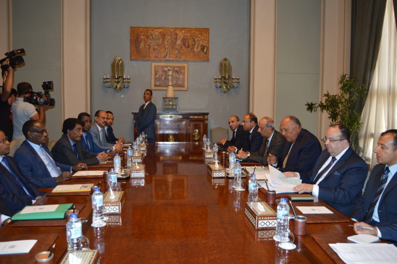 وزيرا خارجية مصر والسودان  (4)