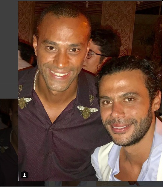 محمد عادل أمام خلال حفل زفافه