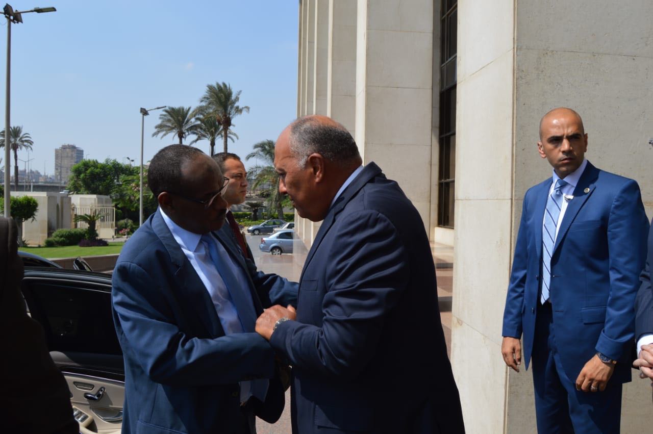 وزيرا خارجية مصر والسودان  (1)