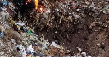 القمامة تحاصر قرية البرادعة بالقليوبية