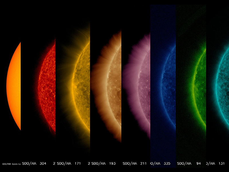 صورة مختلفة للشمس التقطتها وكالة ناسا لابحاث الفضاء
