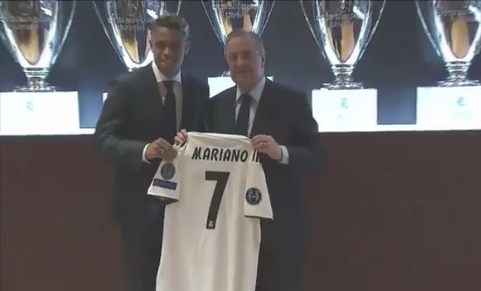 ماريانو دياز مع رئيس ريال مدردي