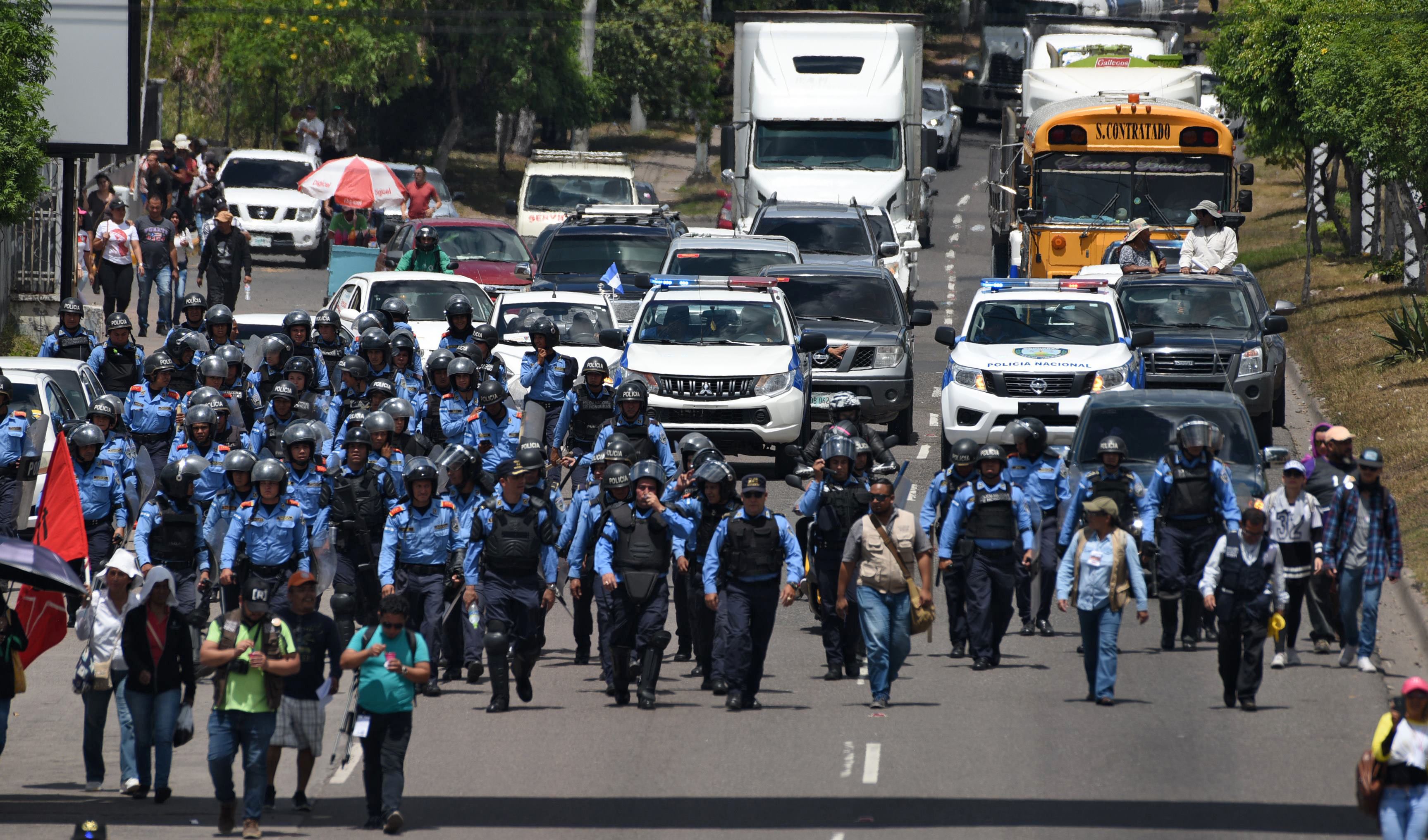 الشرطة فى هندوراس
