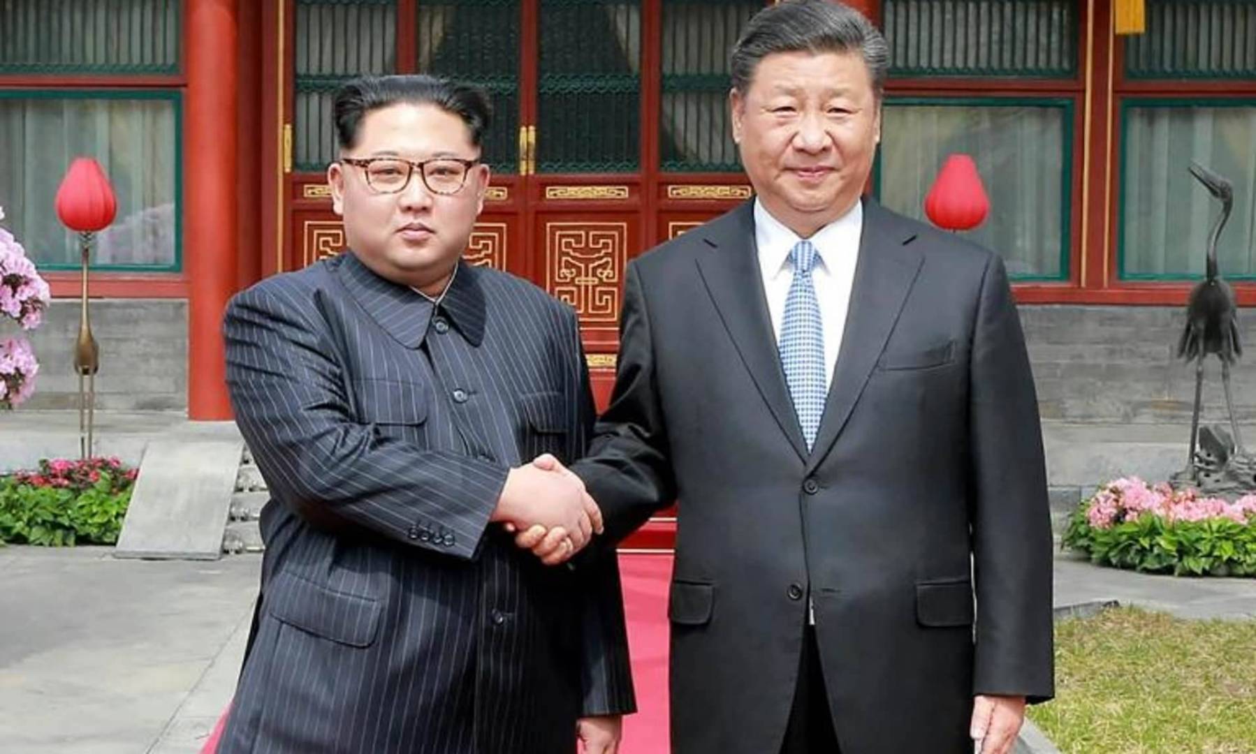 زعيما كوريا الشمالية والصين