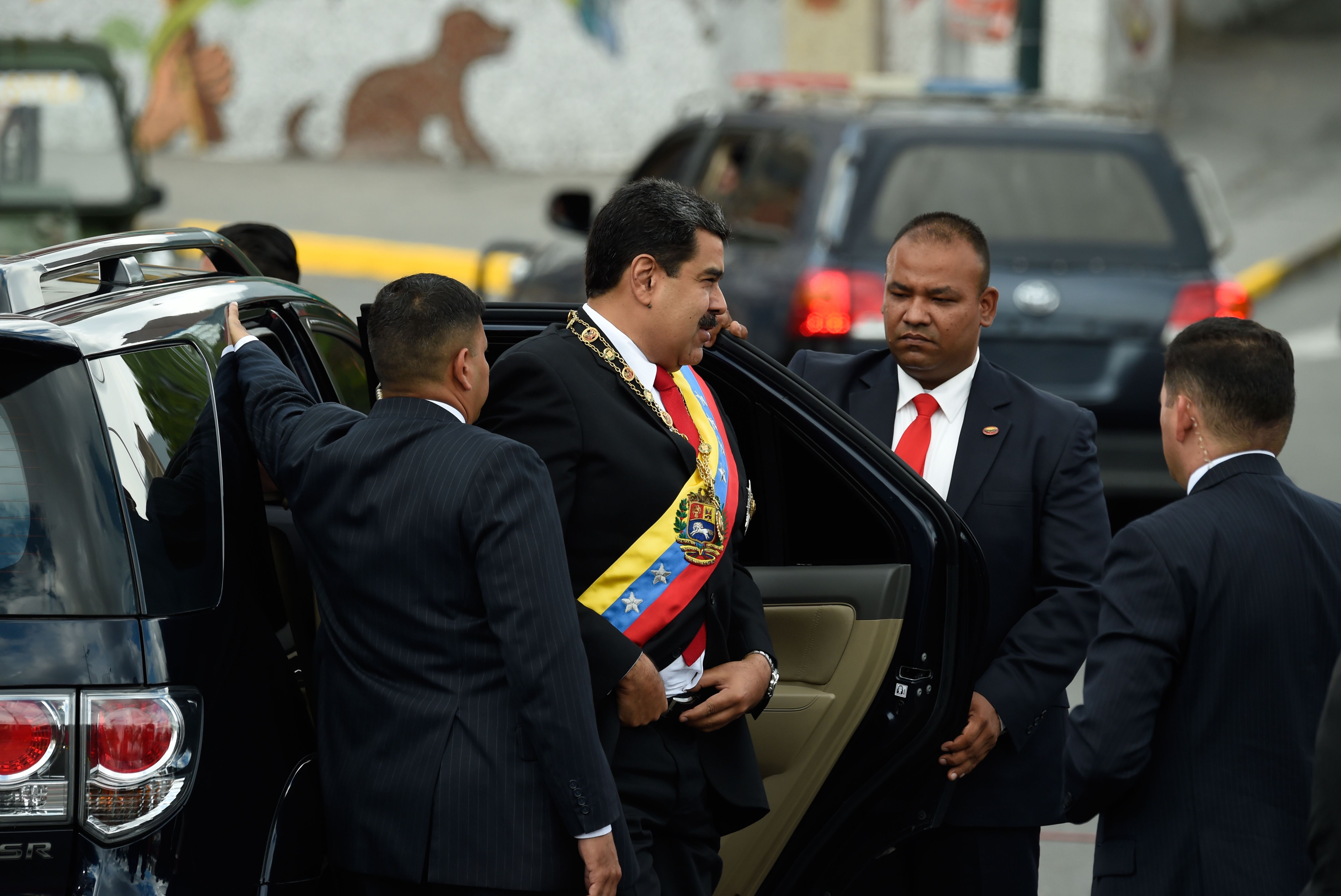 وصول الرئيس مادورو 