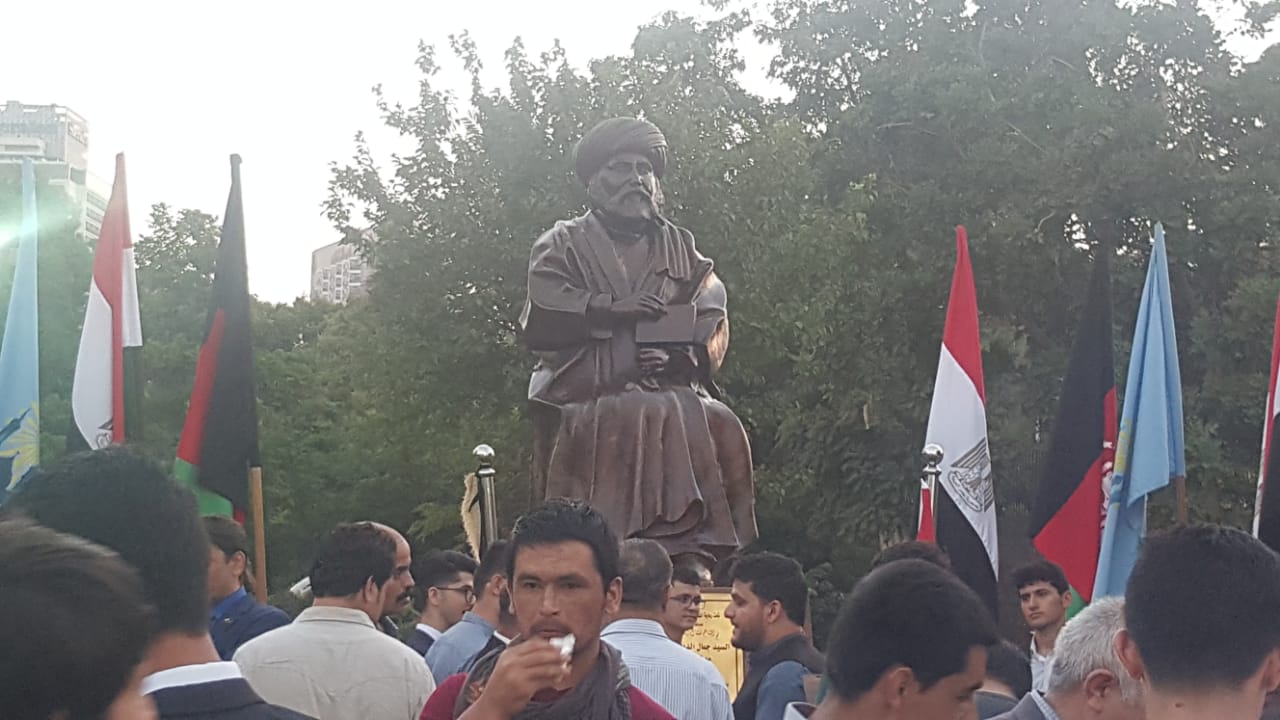 أفغانستان تهدى مصر تمثال جمال الدين الأفغانى فى عيد افتتاح قناة السويس الجديدة (10)