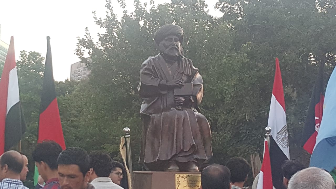أفغانستان تهدى مصر تمثال جمال الدين الأفغانى فى عيد افتتاح قناة السويس الجديدة (6)