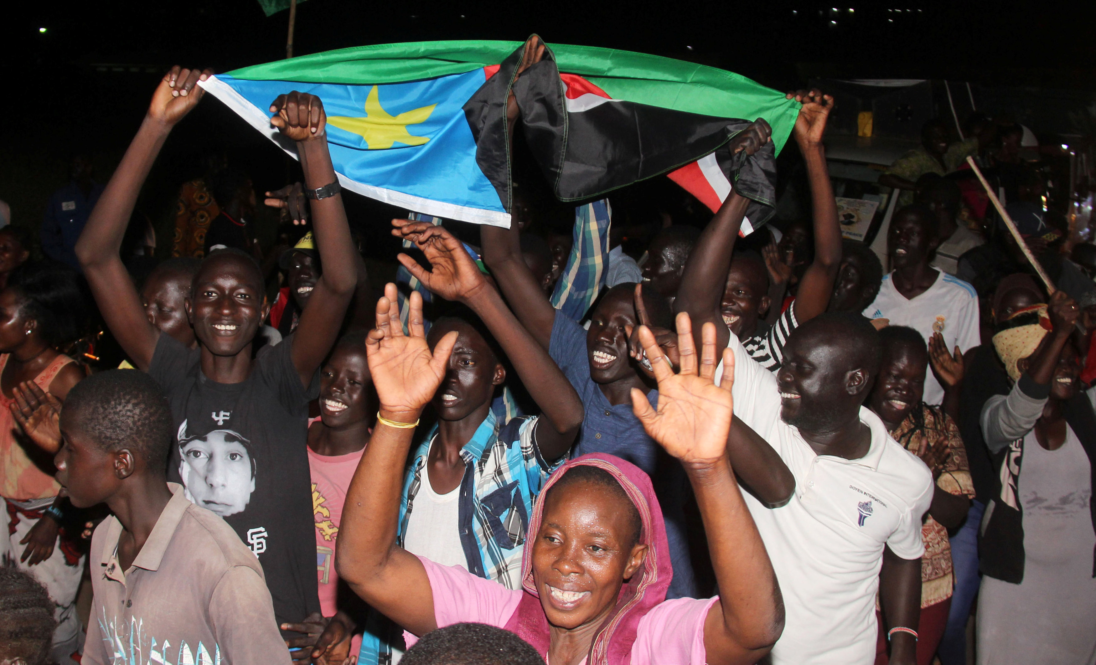 مواطنى جنوب السودان يحتفلون بالسلام