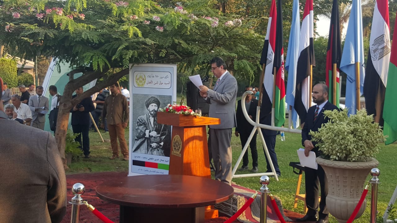 أفغانستان تهدى مصر تمثال جمال الدين الأفغانى فى عيد افتتاح قناة السويس الجديدة (11)