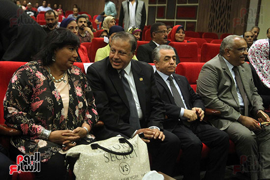 صور مؤتمر دار الكتب للإعلان عن مخطوطة نادرة بحضور وزيرة الثقافة (4)