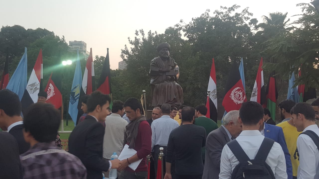 أفغانستان تهدى مصر تمثال جمال الدين الأفغانى فى عيد افتتاح قناة السويس الجديدة (9)