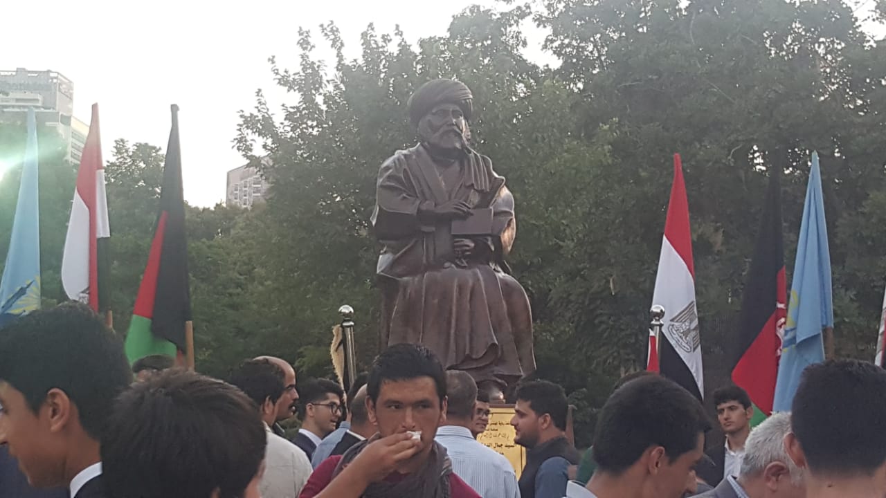 أفغانستان تهدى مصر تمثال جمال الدين الأفغانى فى عيد افتتاح قناة السويس الجديدة (5)
