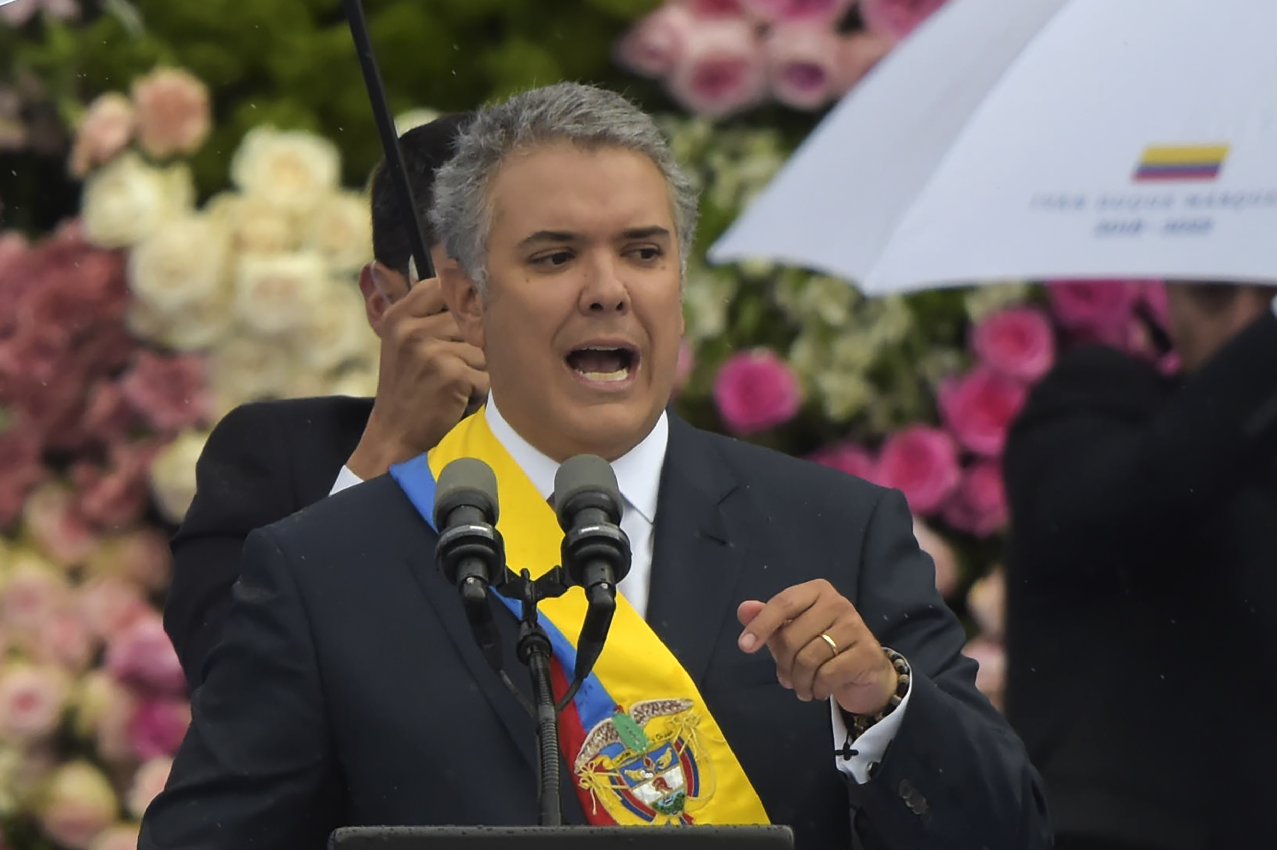 الرئيس الكولومبى إيفان دوكى 