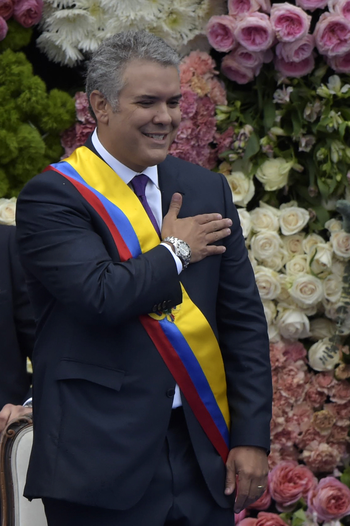 الرئيس الكولومبى المنتخب إيفان دوكى 
