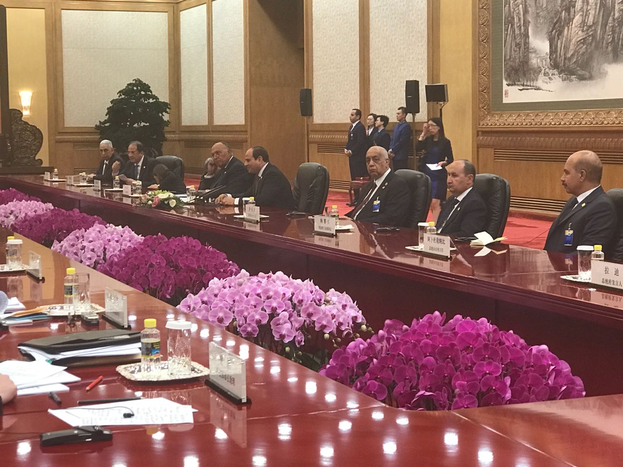 السيسي ونظيره الصينى يشهدان توقيع اتفاقيات فى التعاون الاقتصادى (3)