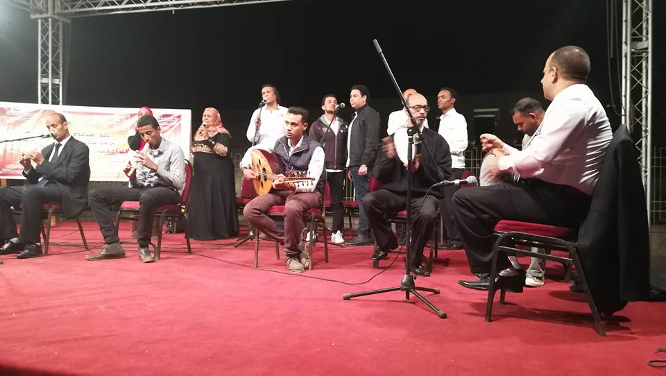         عروض فنية بميدان أبو الحجاج لنجوم فرقة الأقصر للموسيقى العربية