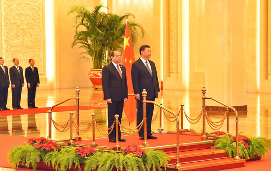 الرئيس عبد الفتاح السيسي - الرئيس الصيني شي جين بينج  (2)