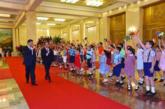 الرئيس عبد الفتاح السيسي - الرئيس الصيني شي جين بينج  (1)