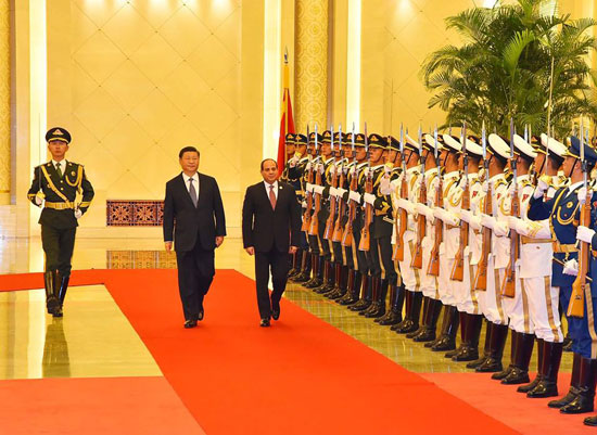 الرئيس عبد الفتاح السيسي - الرئيس الصيني شي جين بينج  (13)
