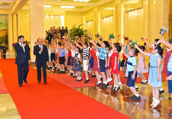 مراسم-استقبال-رسمية-للسيسى-فى-بكين--(2)