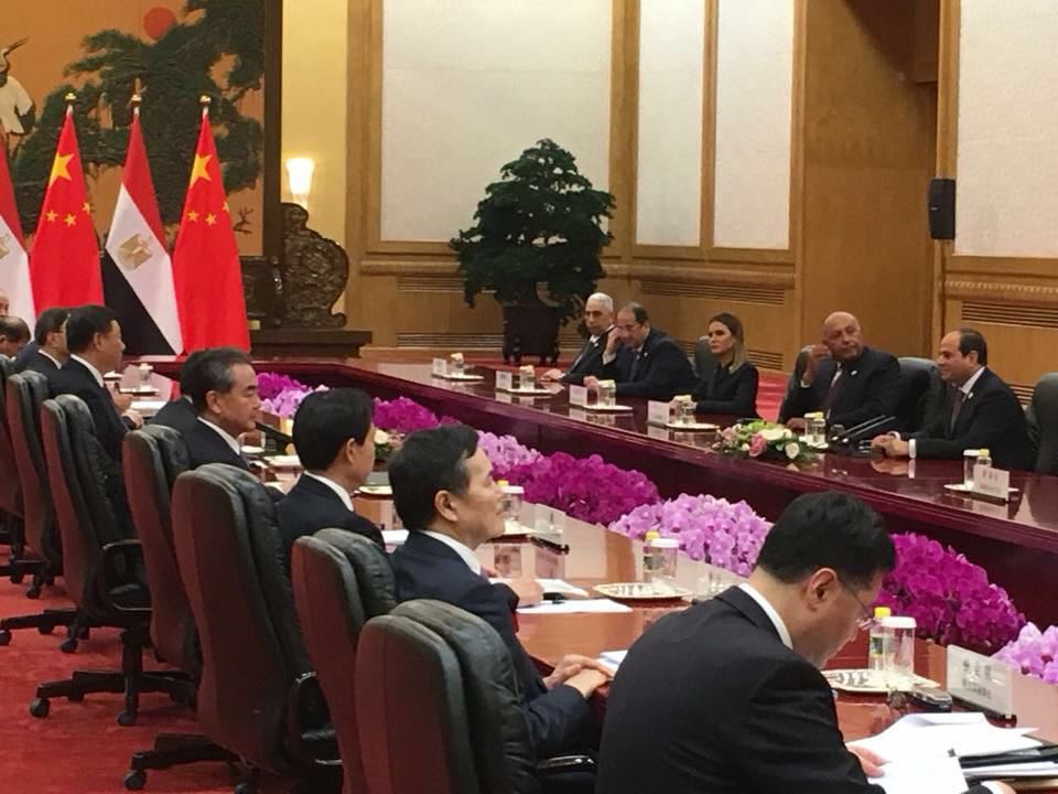 السيسي ونظيره الصينى يشهدان توقيع اتفاقيات فى التعاون الاقتصادى (2)