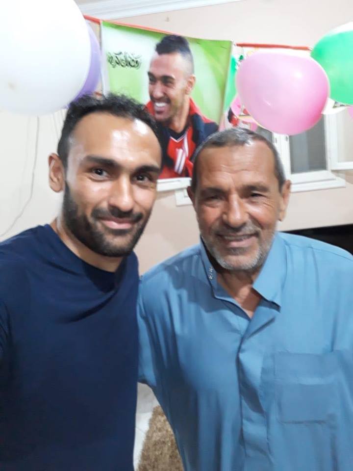 أحمد المحمدى مع والده