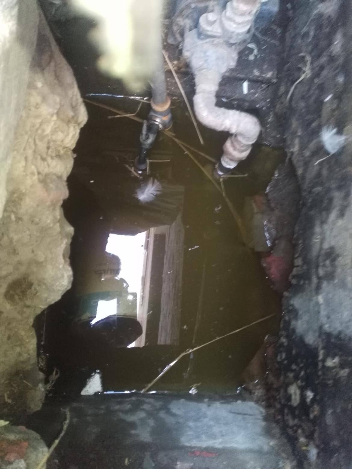 غرق المنزل بيماه الصرف الصحي