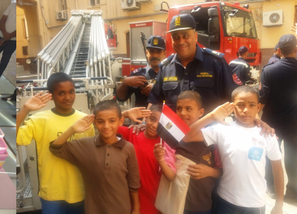 أمن القاهرة تستضيف أطفال بلا مأوى لتعريفهم بدور الشرطة (2)