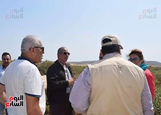 جولة اعضاء المركز بالقلعان