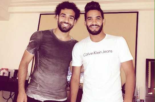 صالح جمعة مع محمد صلاح