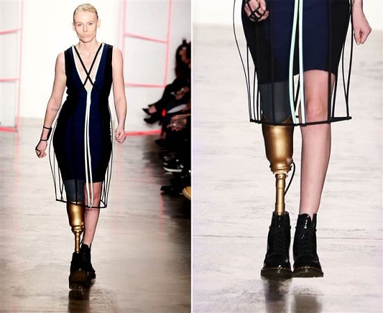 لورين واسر تشارك فى عروض وحملات الأزياء بساق واحدة (3)