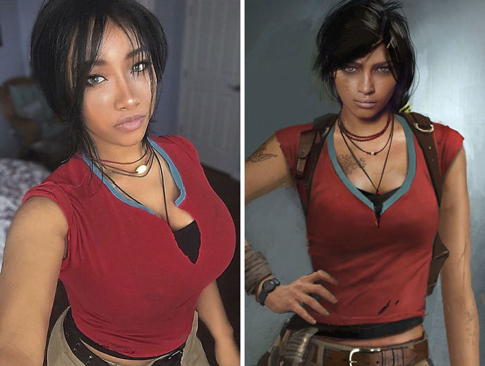 شخصية chloe من لعبة Uncharted