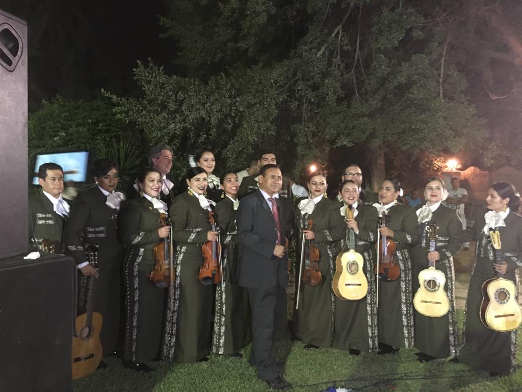 جانب من حفل سفارة المكسيك