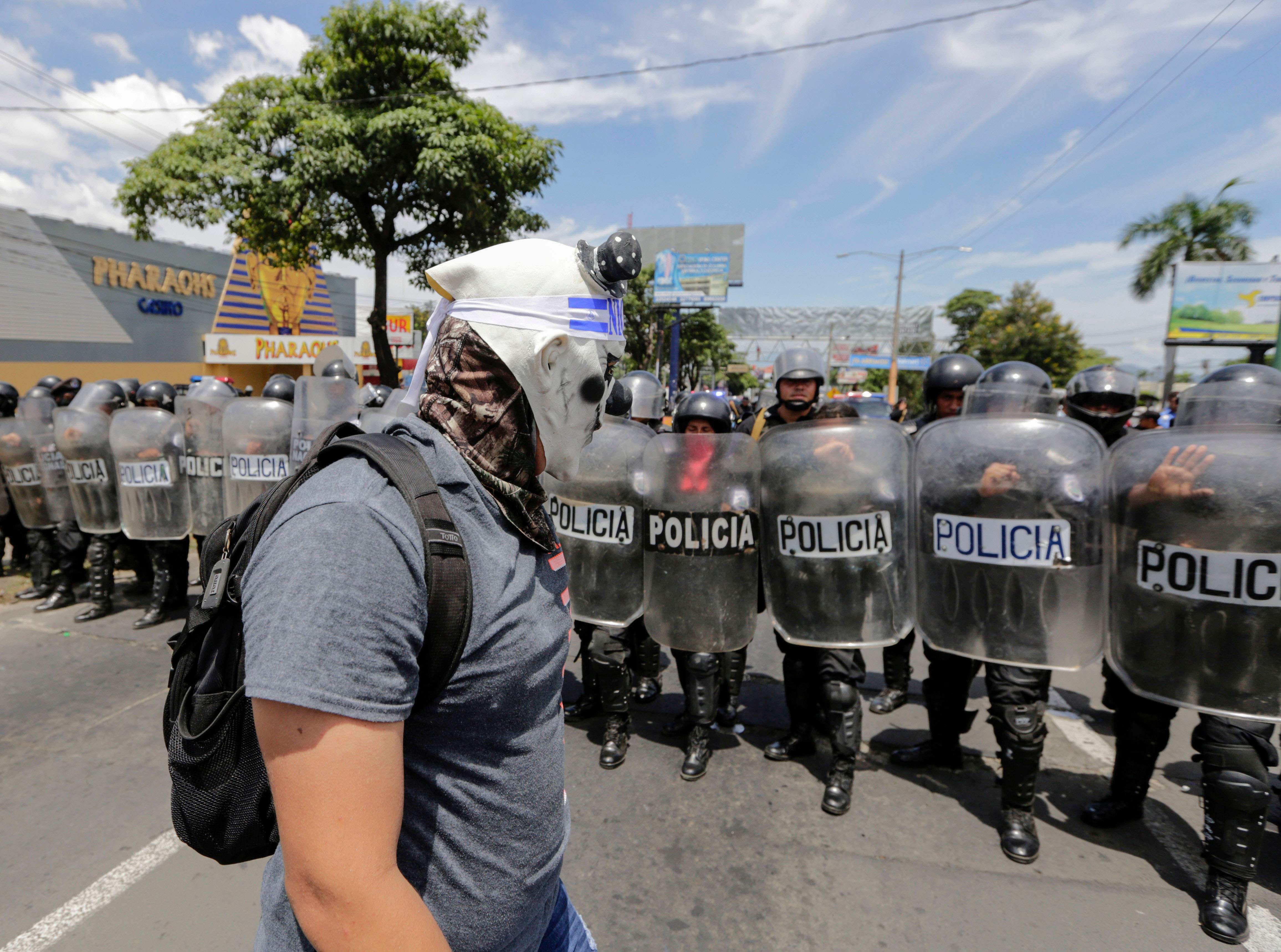 قوات الأمن فى نيكاراجوا