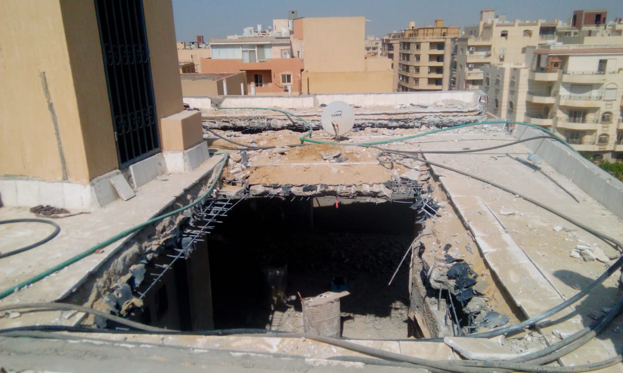 حملات لازاله مخالفات البناء فى القاهره الجديده وبرج العرب  (7)