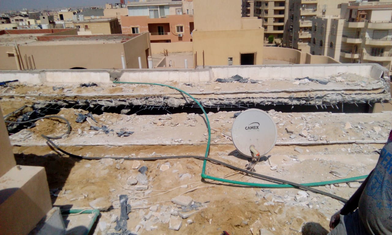 حملات لازاله مخالفات البناء فى القاهره الجديده وبرج العرب  (3)