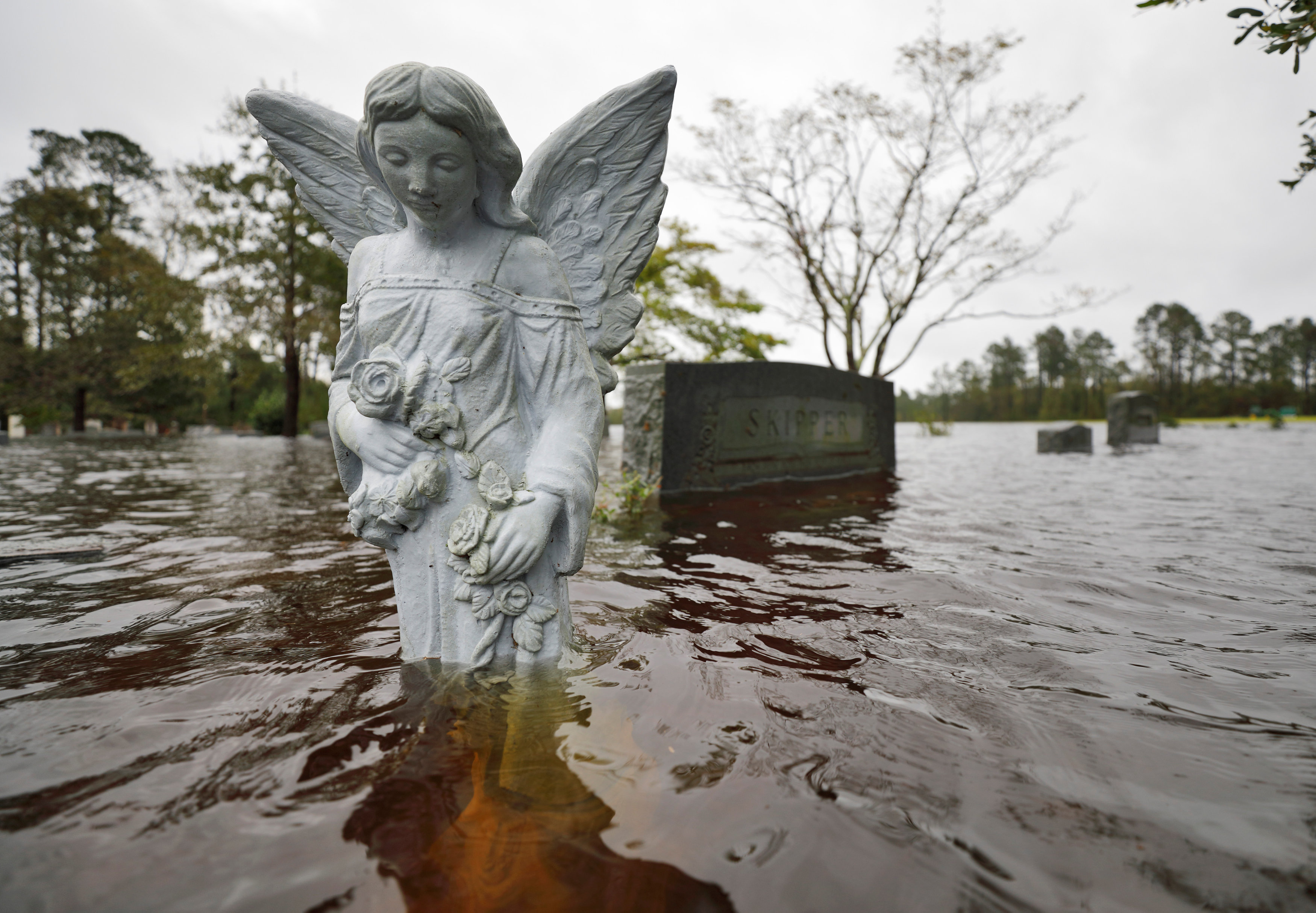 جانب من فيضانات كارولينا 