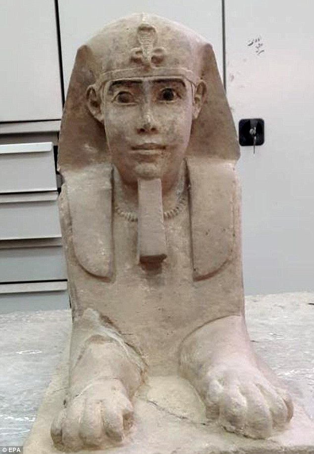 تمثال ابو الهول المكتشف (2)