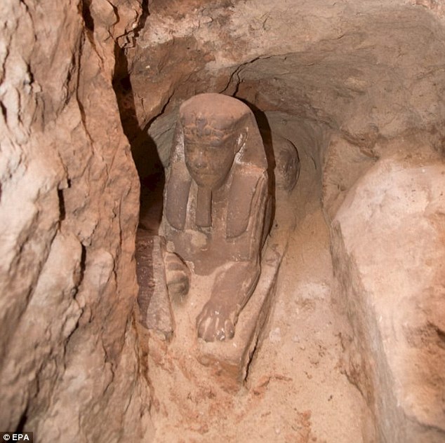 تمثال ابو الهول المكتشف (1)