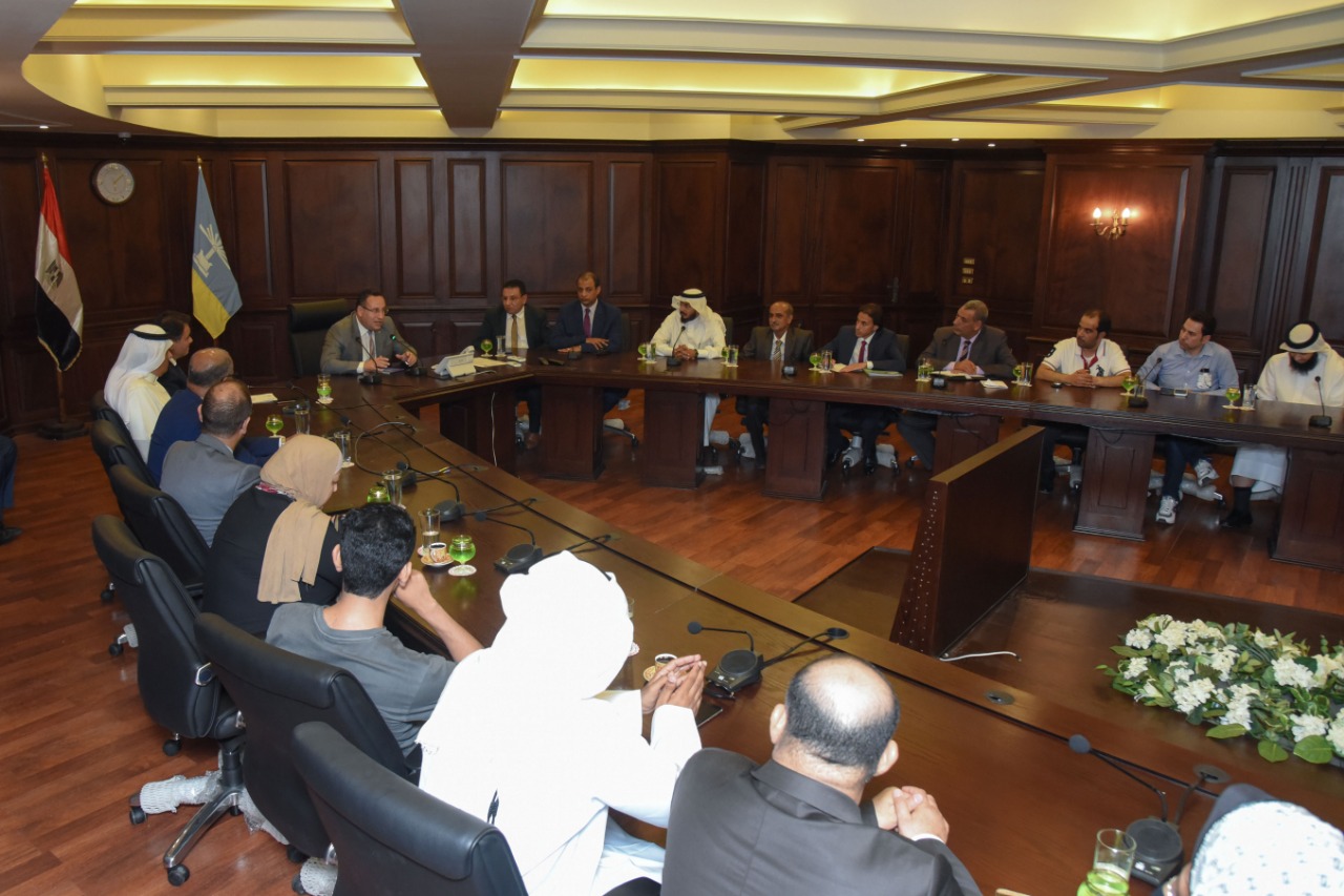 لقاء محافظ الإسكندرية بوفد جامعة الدول العربية (5)
