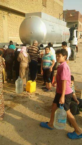 معاناة اهالى  ابو النمرس من انقطاع مياه الشرب من 9 ايام متصلة  (2)