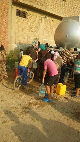 معاناة اهالى  ابو النمرس من انقطاع مياه الشرب من 9 ايام متصلة  (1)