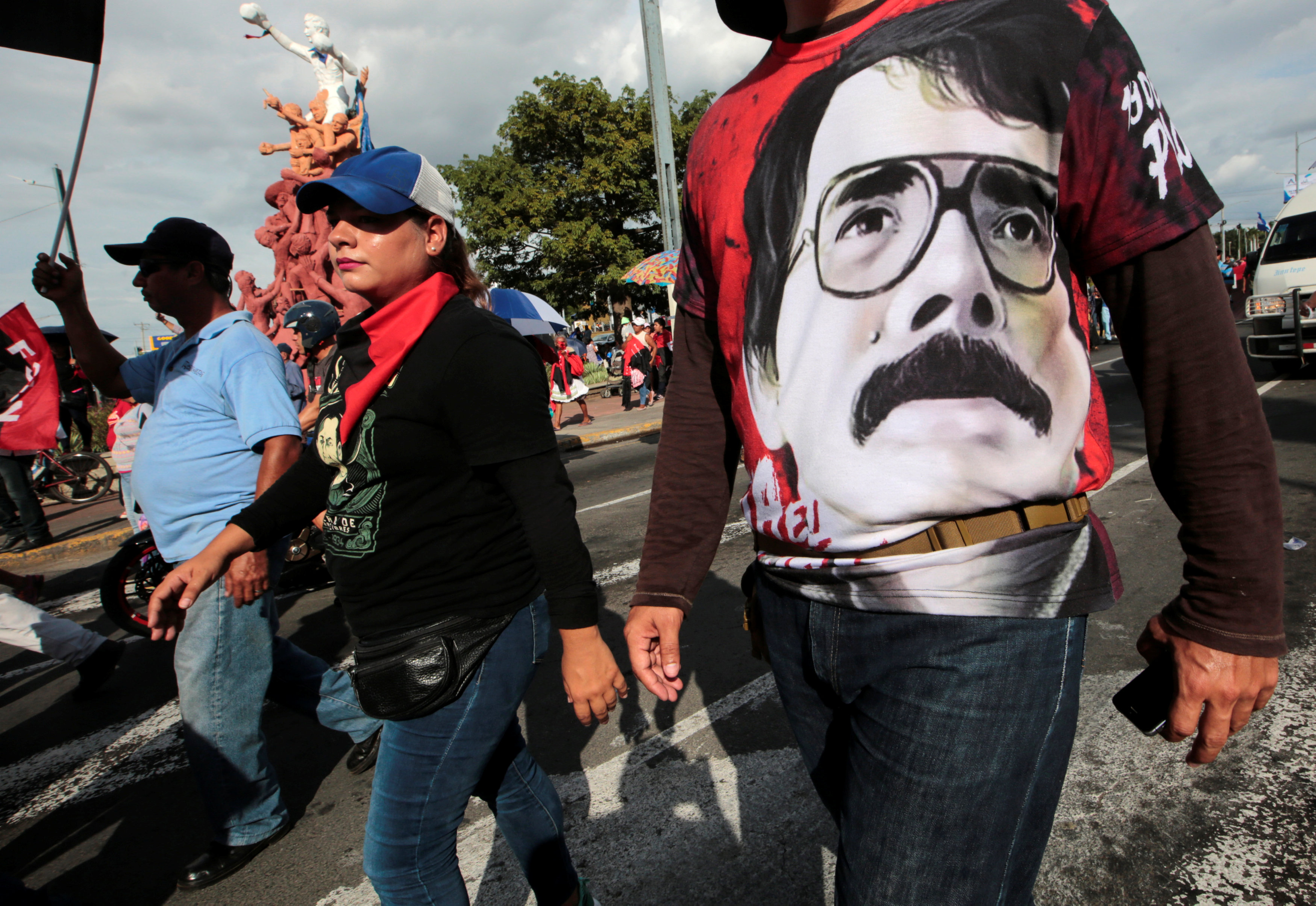 مظاهرات مؤيدة للرئيس فى نيكاراجوا