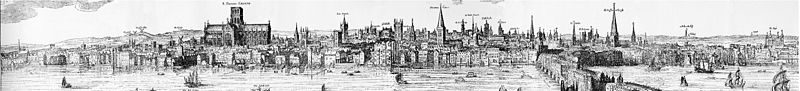 بانوراما مدينة لندن فى سنة 1616
